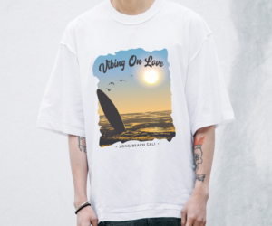 T-shirt Design by el_shekoo7 for VIBING ON LOVE LLC | Design: #20430854