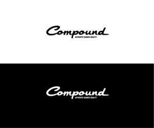 Compound (slogan: Authentic barber quality) | Design de Logo par bluejet