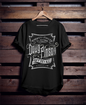 Doug Pinson Official - Whiskey-Fueled Honkytonk T-shirt Design | T-shirt Design by Jonya