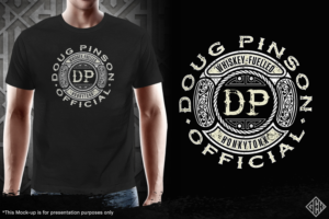Doug Pinson Official - Whiskey-Fueled Honkytonk T-shirt Design | T-Shirt-Design von gekgrfx