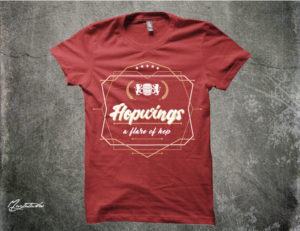 hopwings | Diseño de Camiseta por Taho Design