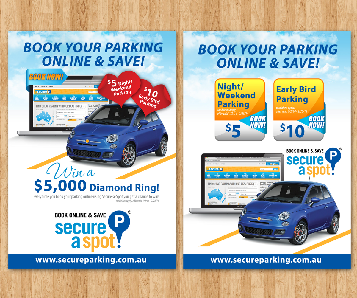 Flyer-Design von earldesigns für Secure Parking | Design #2953931