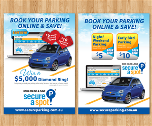 Flyer Design by earldesigns for Secure Parking | Design #2953931