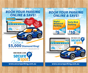 Flyer Design by earldesigns for Secure Parking | Design: #2954620