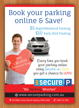 Flyer Design by Sbss for Secure Parking | Design: #2932019