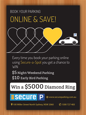 Flyer-Design von Sbss für Secure Parking | Design: #2945599