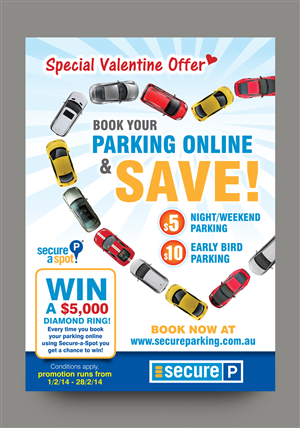 Flyer Design by rkailas for Secure Parking | Design: #2952087