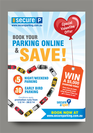 Flyer Design by rkailas for Secure Parking | Design: #2952089