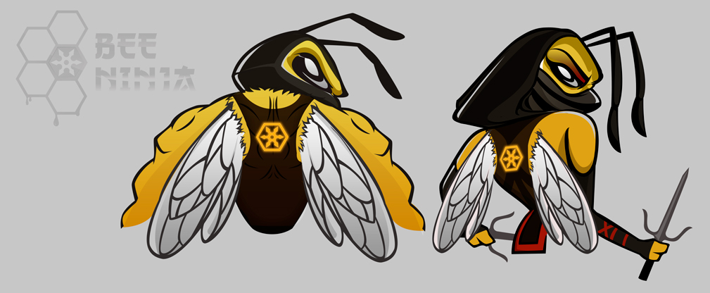 T-shirt Design by MissJo Designs for BeeNinja | Design #20457980