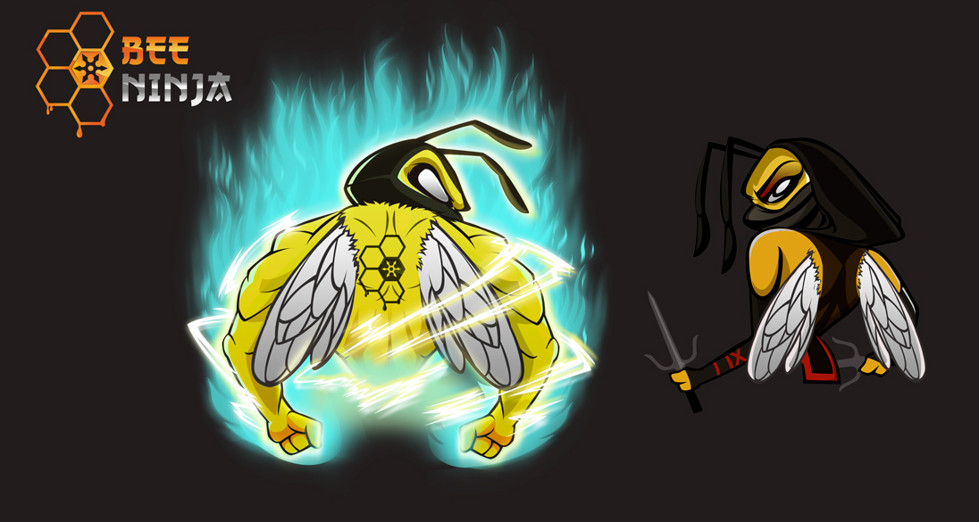 T-shirt Design by MissJo Designs for BeeNinja | Design #20485757