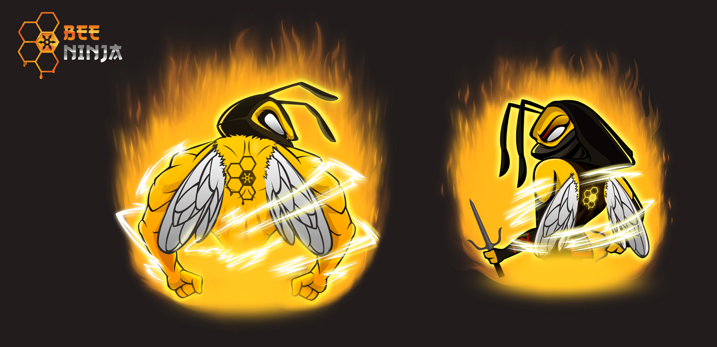 T-shirt Design by MissJo Designs for BeeNinja | Design: #20524703