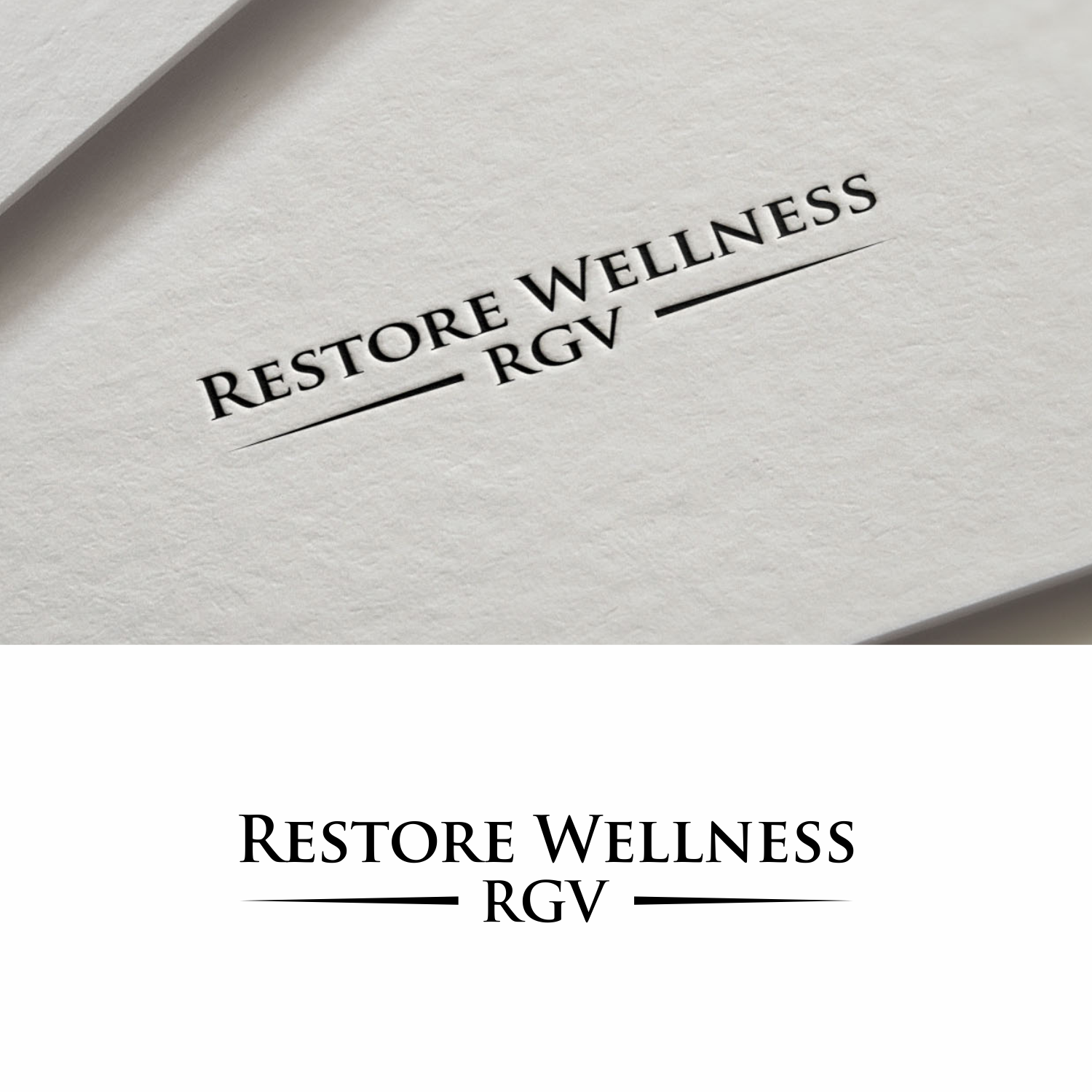 Logo Design by saher khan 2 for Restore Wellness RGV | Design #20420741