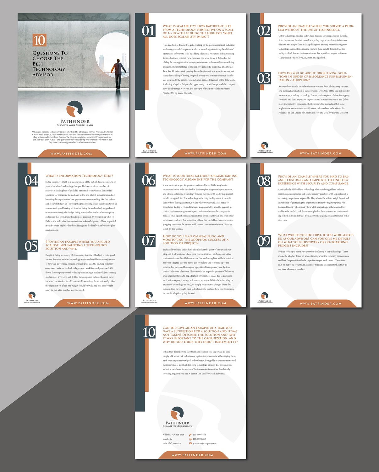 Brochure Design by Achiver for TechBundle | Design #20471547