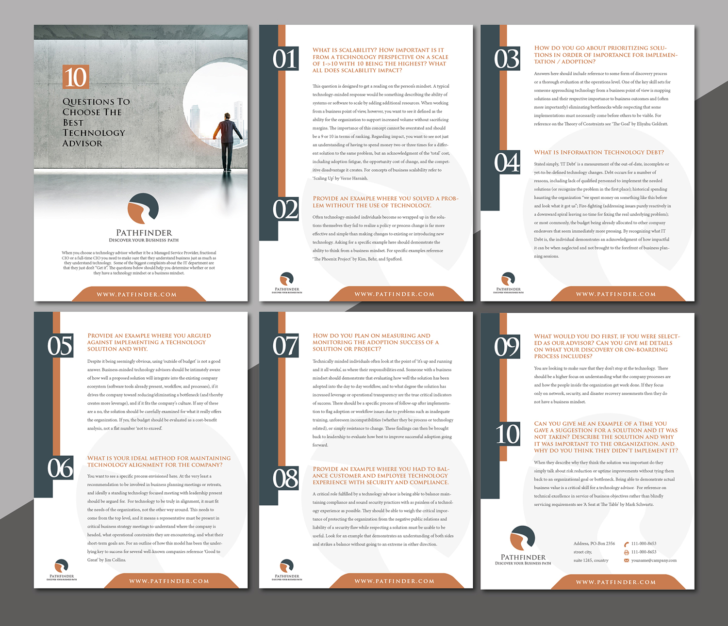 Brochure Design by Achiver for TechBundle | Design #20471606