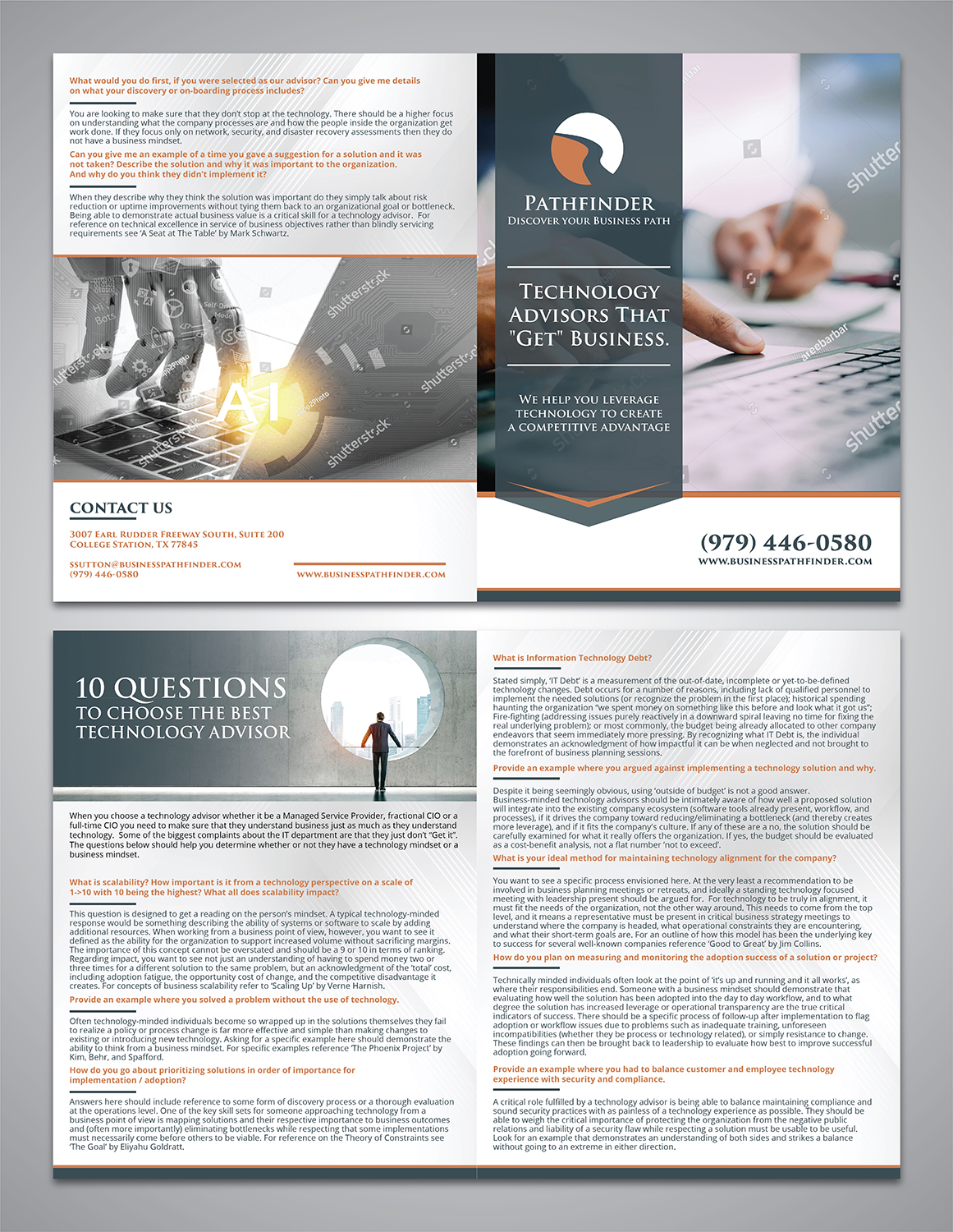 Brochure Design by Deziners Zone for TechBundle | Design #20453527