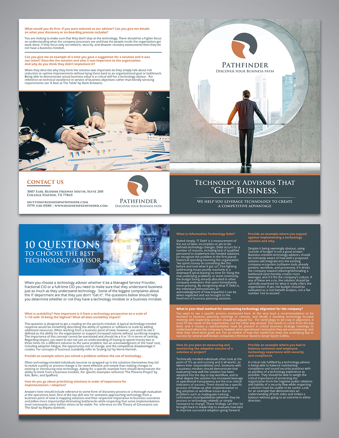 Brochure Design by Deziners Zone for TechBundle | Design #20453528