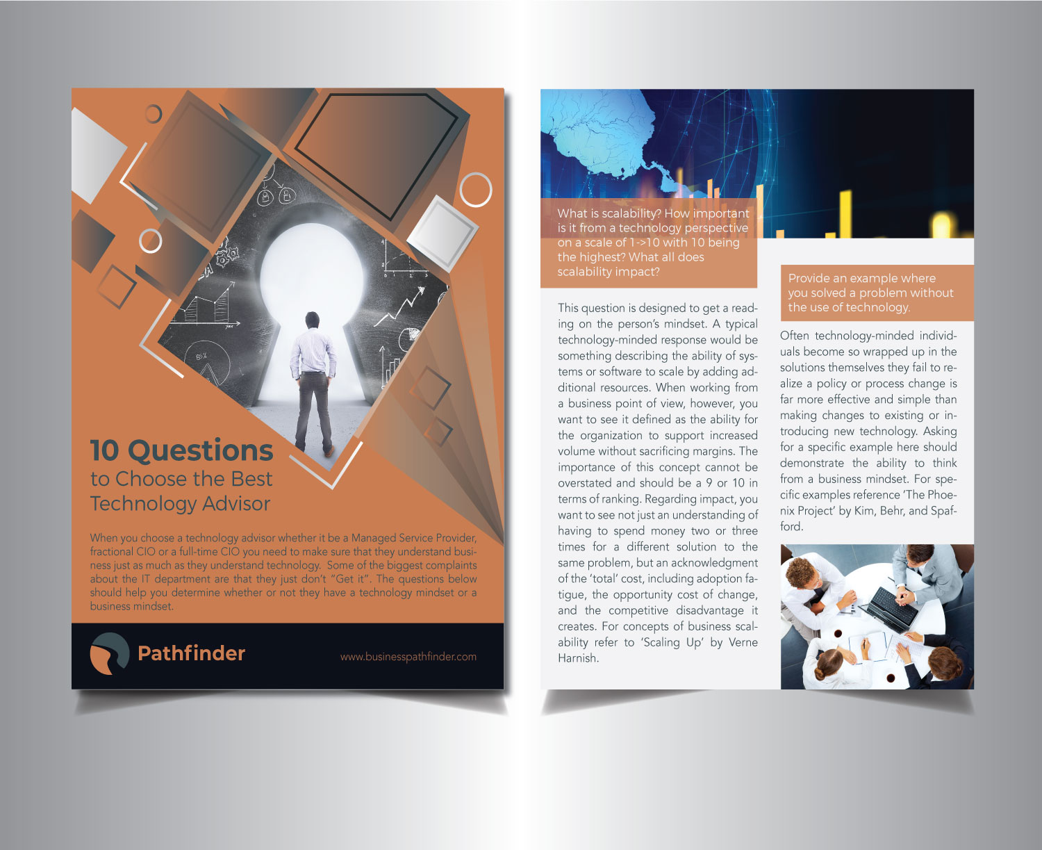 Brochure Design by Louie Fuentes | Manobo Graphic Design Services for TechBundle | Design #20455871