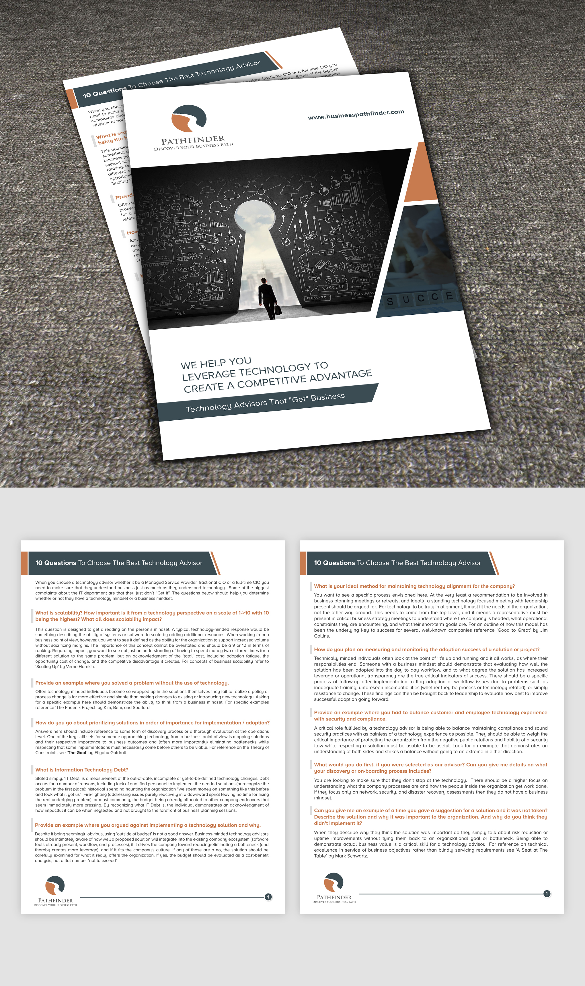 Brochure Design by creative.bugs for TechBundle | Design #20454759