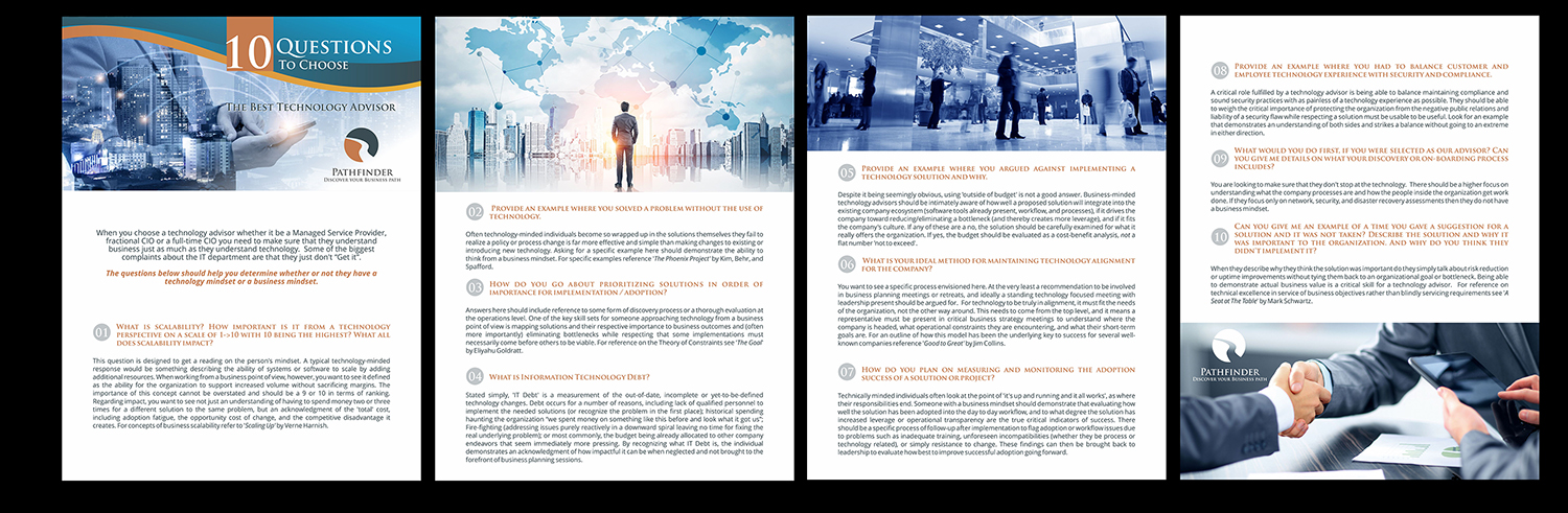 Brochure Design by mgfrontado for TechBundle | Design #20484971