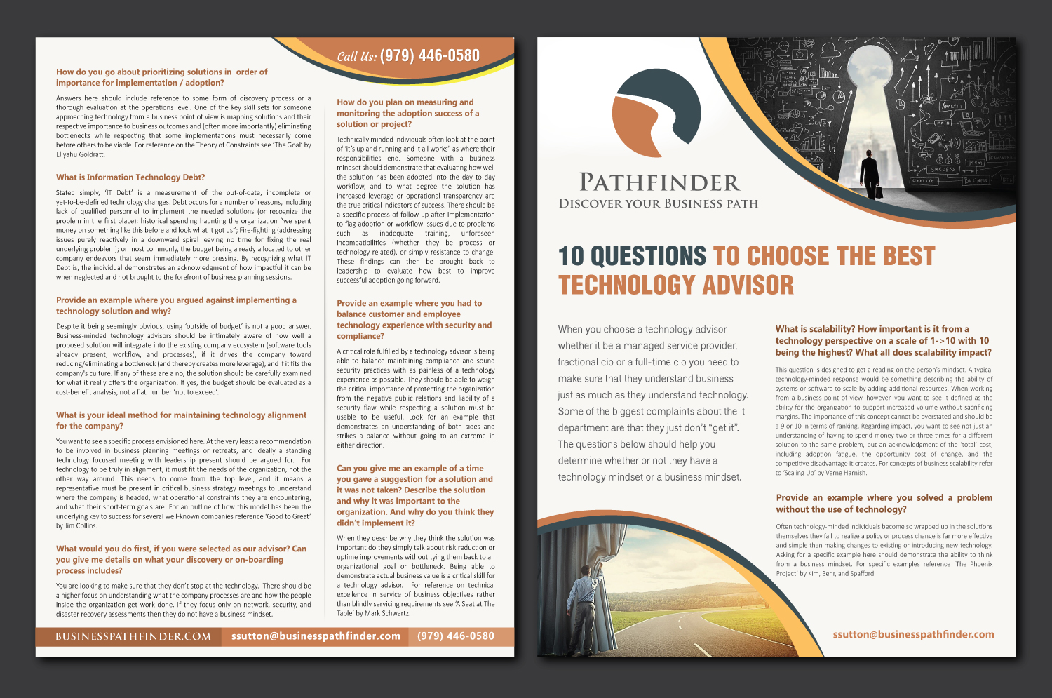 Brochure Design by meet007 for TechBundle | Design #20464740