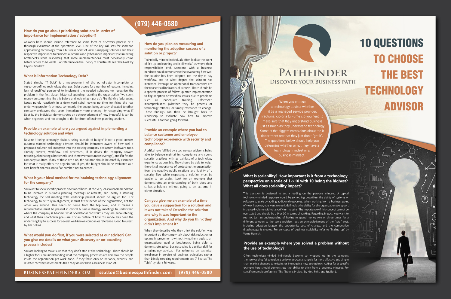 Brochure Design by meet007 for TechBundle | Design #20465311