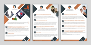 Brochure Design by ilovedesign1 for TechBundle | Design #20472785