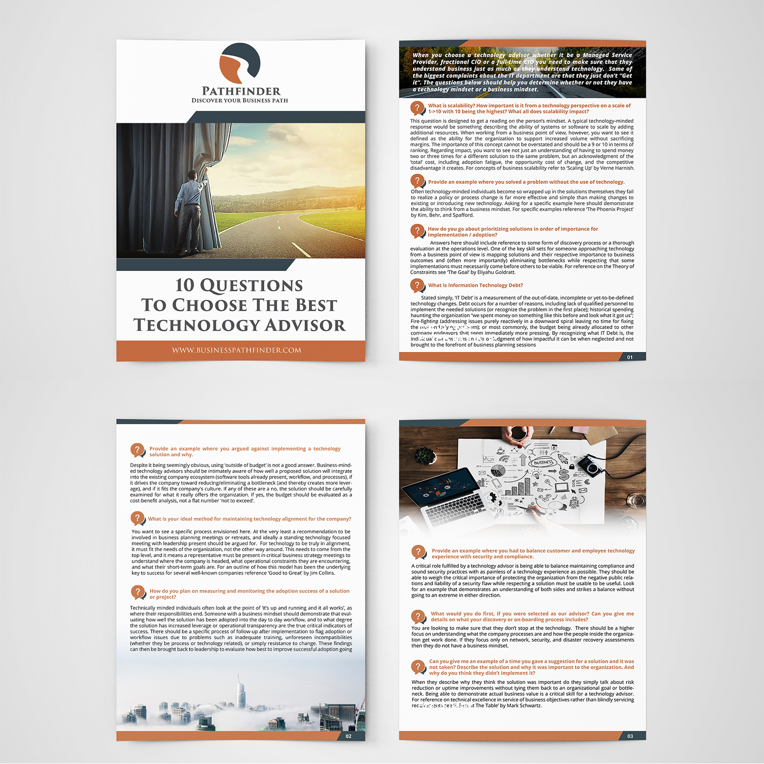 Brochure Design by JanuXart for TechBundle | Design #20456082