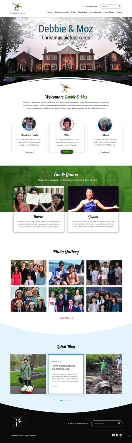 Wordpress Design by pb for this project | Design #20413434