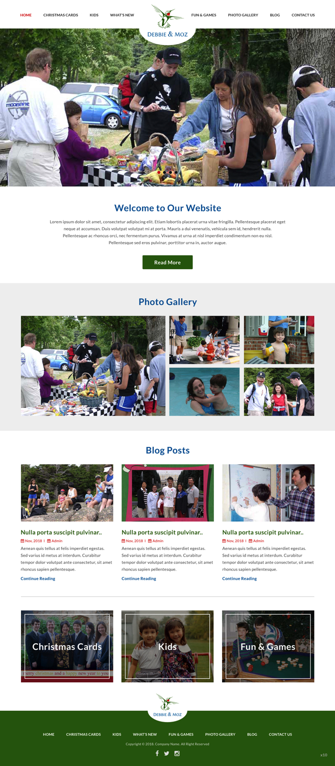 Wordpress Design by pb for this project | Design #20413437