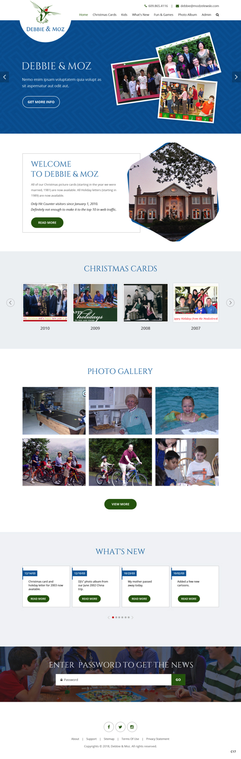 Wordpress Design by pb for this project | Design #20446159