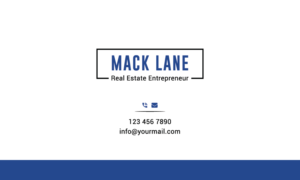 Real Estate Entrepreneur needs a business card | Visitenkarten-Design von Bold Pixels