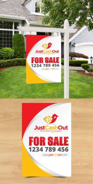 Front Yard Sign for Real Estate Company | Signage Design by ecorokerz