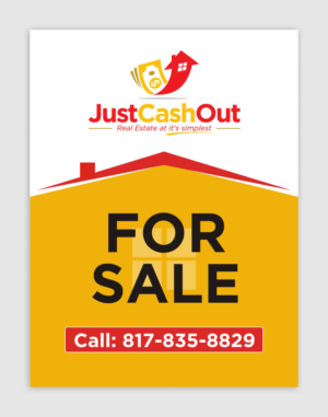 Front Yard Sign for Real Estate Company | Signage Design by D Creative