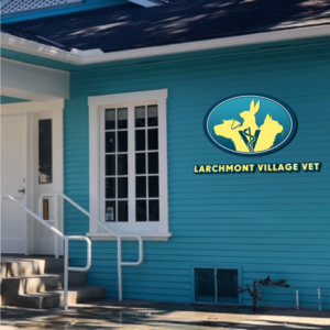 Larchmont Village Vet | Logo Design by borzoid