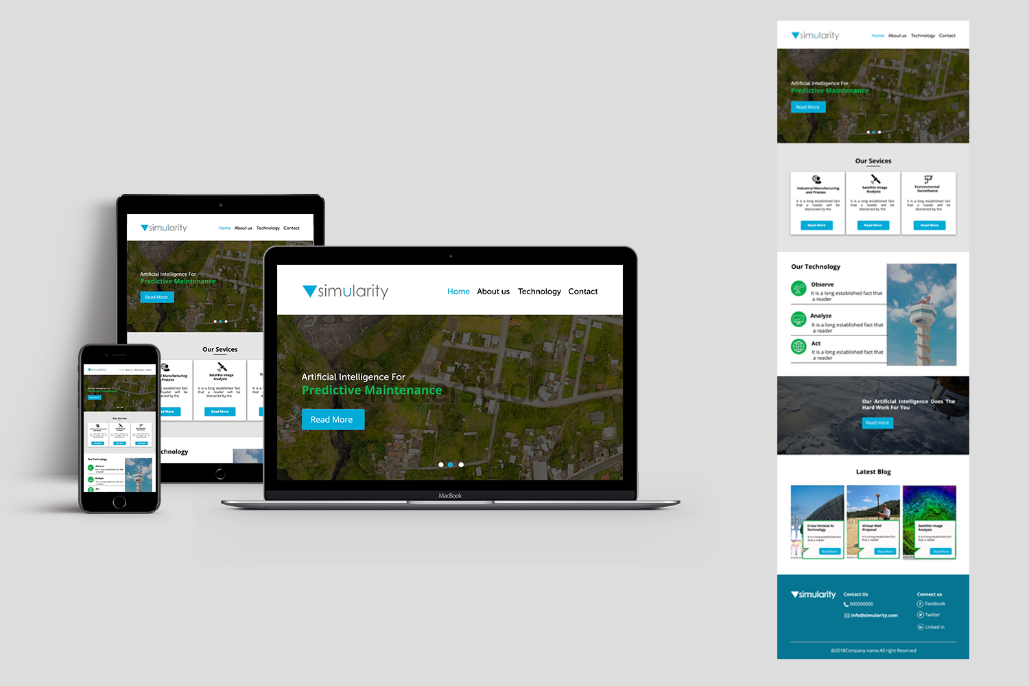 Web Design by TGDesigns for Simularity Inc. | Design #20454294