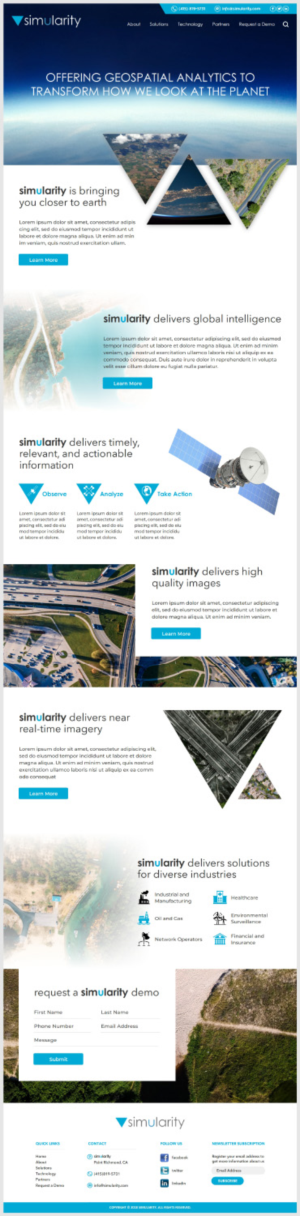 Diseño Web por -Marc- para Simularity Inc. | Diseño: #20465207