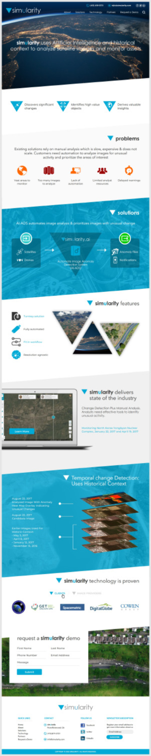 Diseño Web por -Marc- para Simularity Inc. | Diseño: #20468330