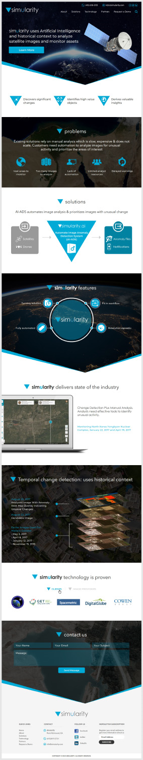 Diseño Web por -Marc- para Simularity Inc. | Diseño: #20470175