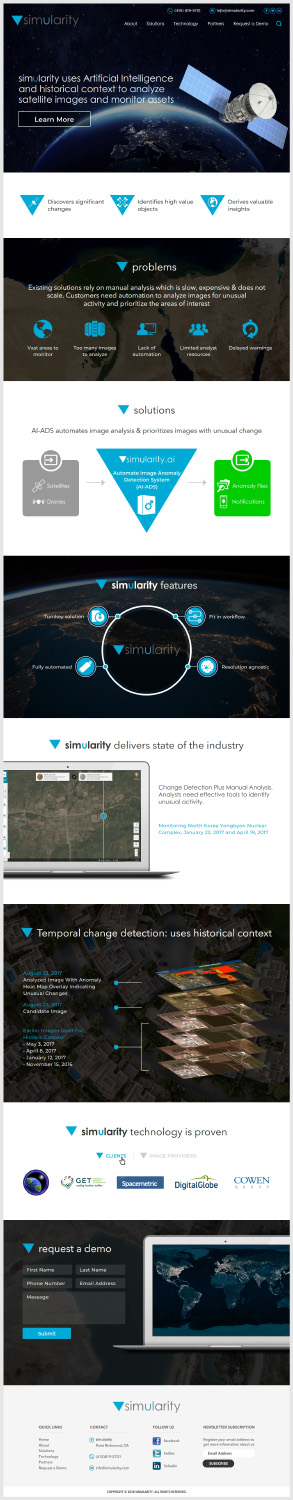 Diseño Web por -Marc- para Simularity Inc. | Diseño: #20470176