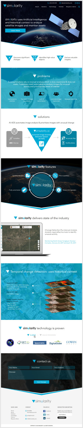 Diseño Web por -Marc- para Simularity Inc. | Diseño: #20470177