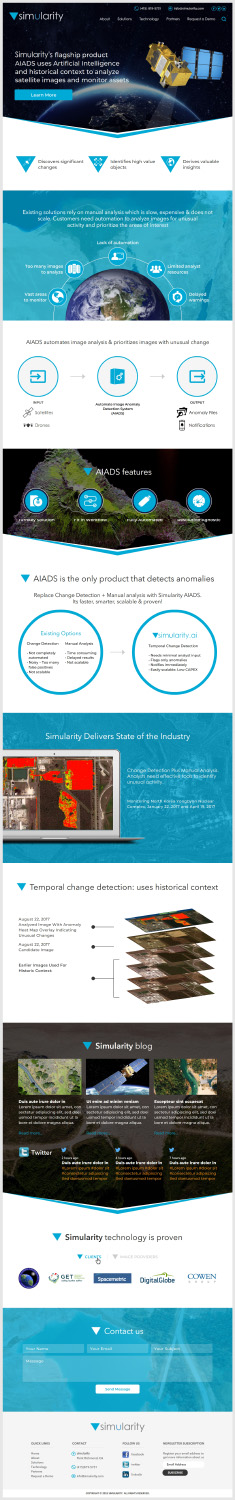 Diseño Web por -Marc- para Simularity Inc. | Diseño: #20580509