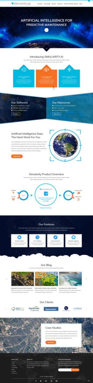 Diseño Web por pb para Simularity Inc. | Diseño: #20421894