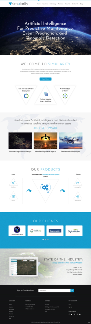 Web Design by pb for Simularity Inc. | Design: #20421896