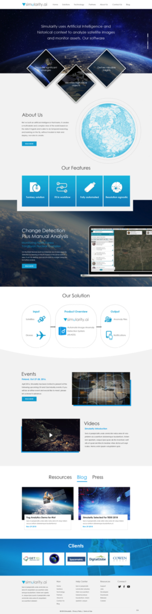 Web Design by pb for Simularity Inc. | Design: #20421898