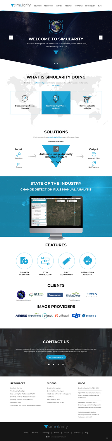 Web Design by pb for Simularity Inc. | Design #20446188