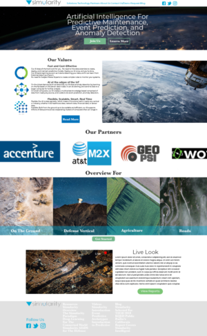 Web Design by JDaBeast for Simularity Inc. | Design #20467487