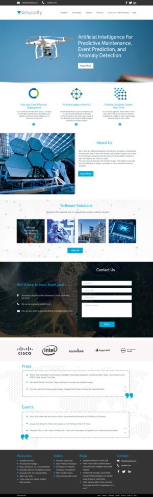 Web Design by Whipple Web Design for Simularity Inc. | Design #20459652