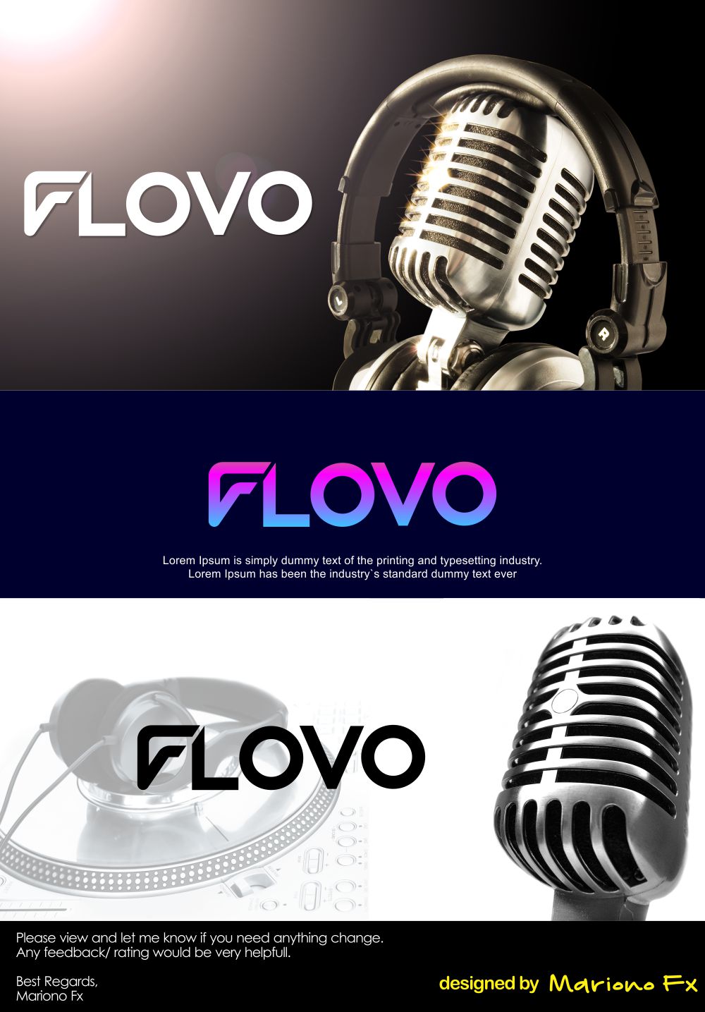 Logo Design by Mariono Fx for Flovo | Design #20488469
