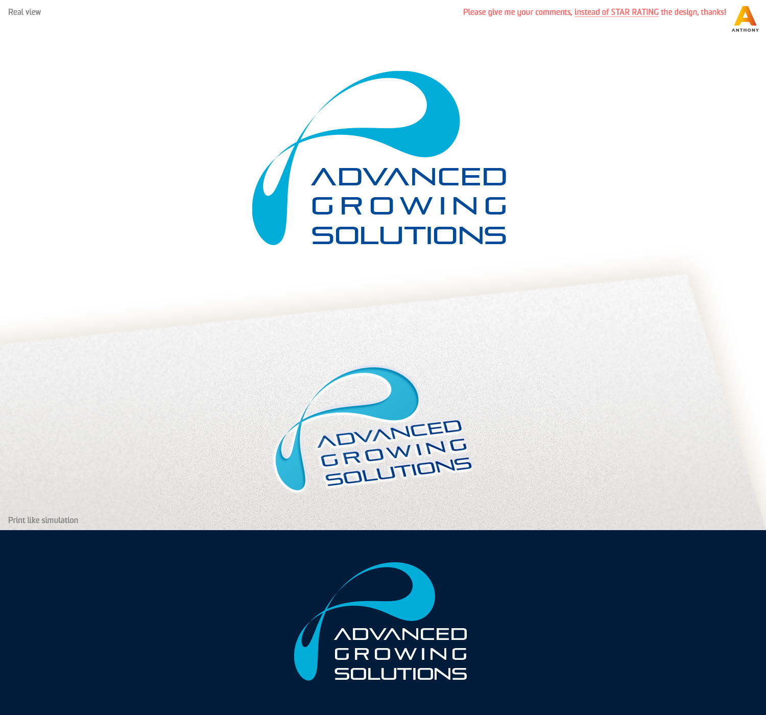 Logo Design by Anthony for Advanced Growing Solutions | Design #20594947