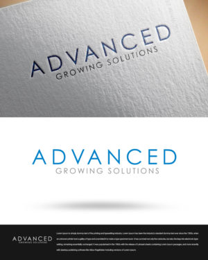 Logo Design by zingodesigns258 for Advanced Growing Solutions | Design: #20430947